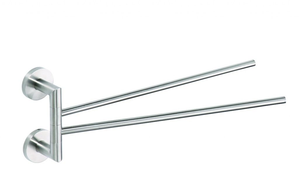 Bemeta Neo Dvojitý držiak na uteráky otočný 42 cm 104204105