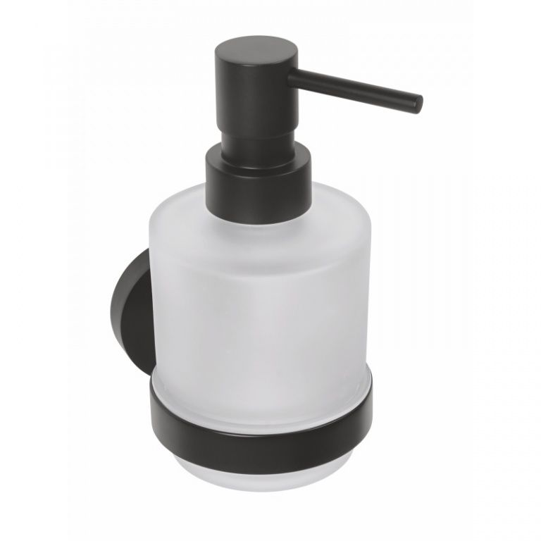 Bemeta Tmavý dávkovač tekutého mydla 200 ml, sklo MINI 104109100