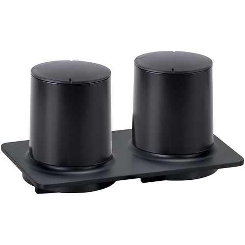 Bemeta Organic Black Dávkovač mýdla dvojitý 2x200 ml černá mat 167109370