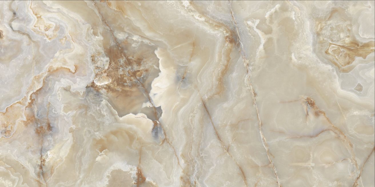 Casa Dolce Casa Onyx & More dlaždice 60x120 onyx zlatý satén