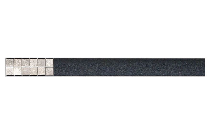 Alcadrain Podlahový rošt 65 cm na vkladanie dlaždíc, nerezová oceľ FLOOR-650