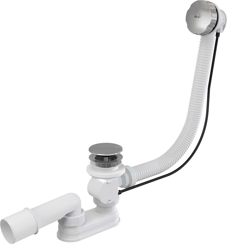 Alcadrain Automatický vaňový sifón 57 cm, kov A55KM