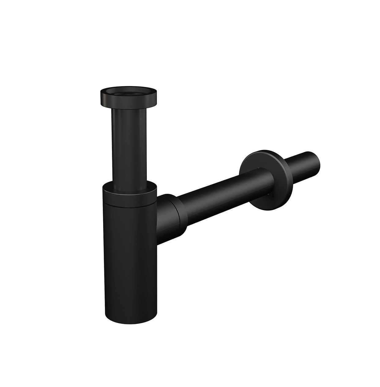 Alcadrain Umývadlový sifón design 5/4 čierna/matná A400BLACK