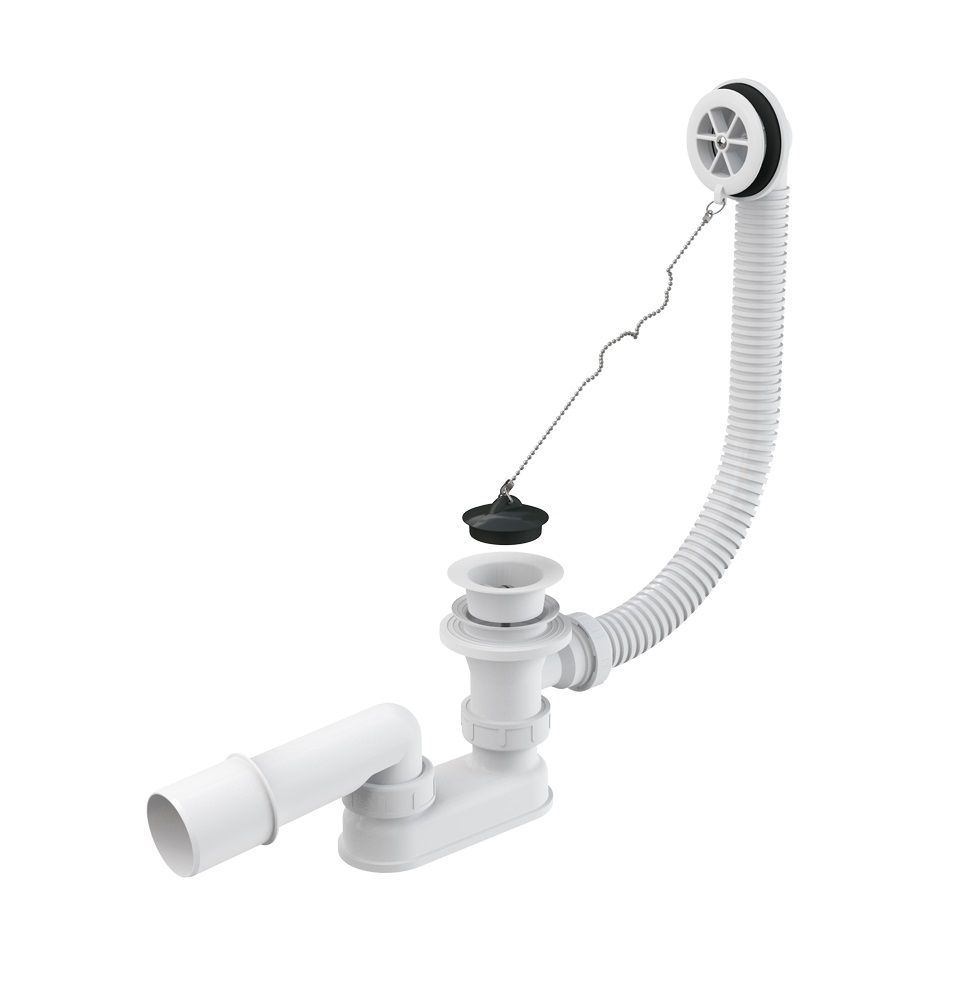 Alcadrain Vaňový sifón 57 cm, biely A502