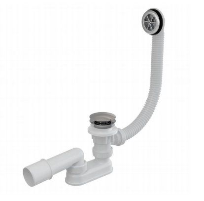 Alcadrain Sifón click/clack 120 cm kov A505KM-120