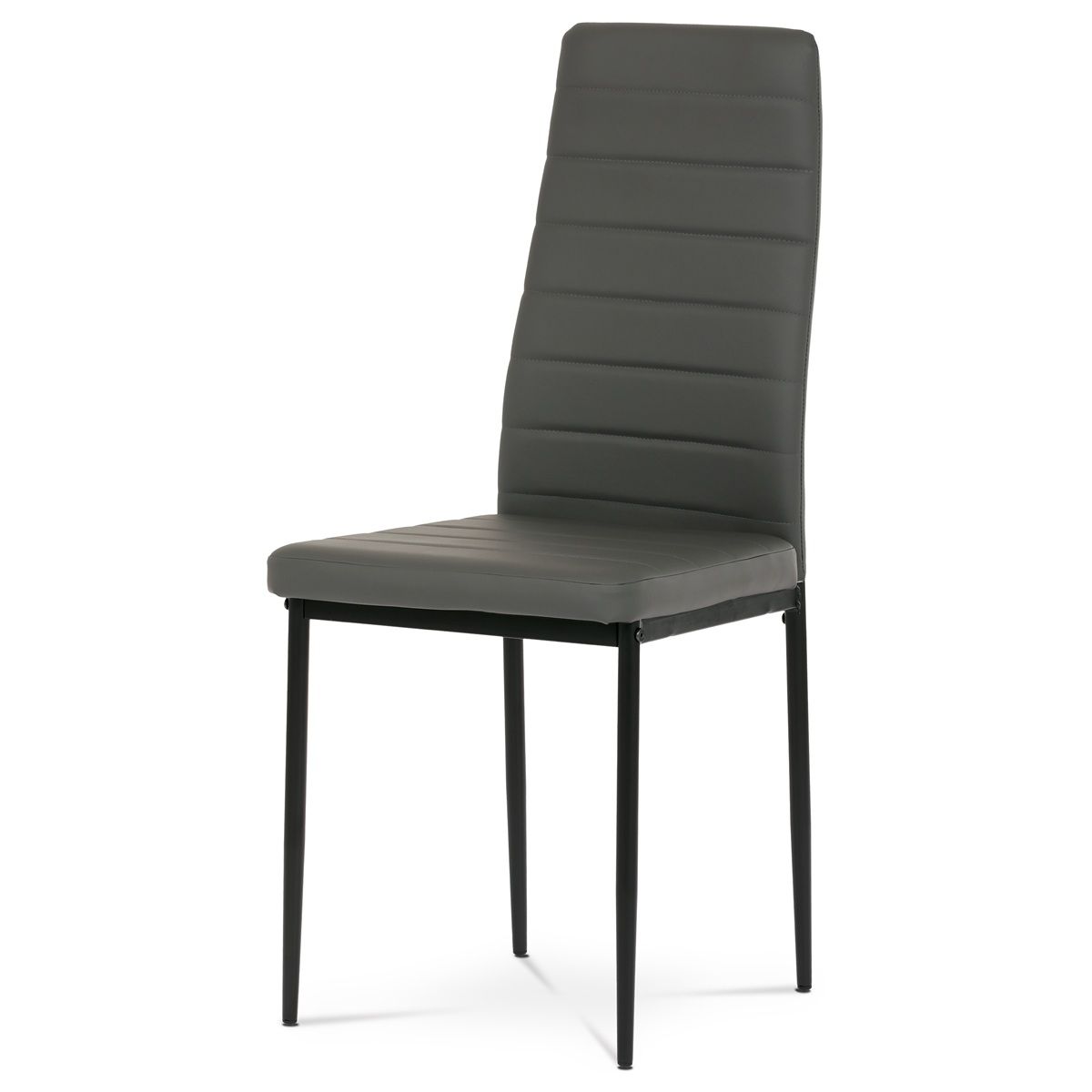 Autronic Partitura DCL-372GREY Jedálenská stolička, ekokoža, sivá