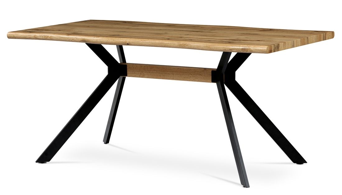 Autronic Twist HT-863OAK Jídelní stůl 160x90cm, dub