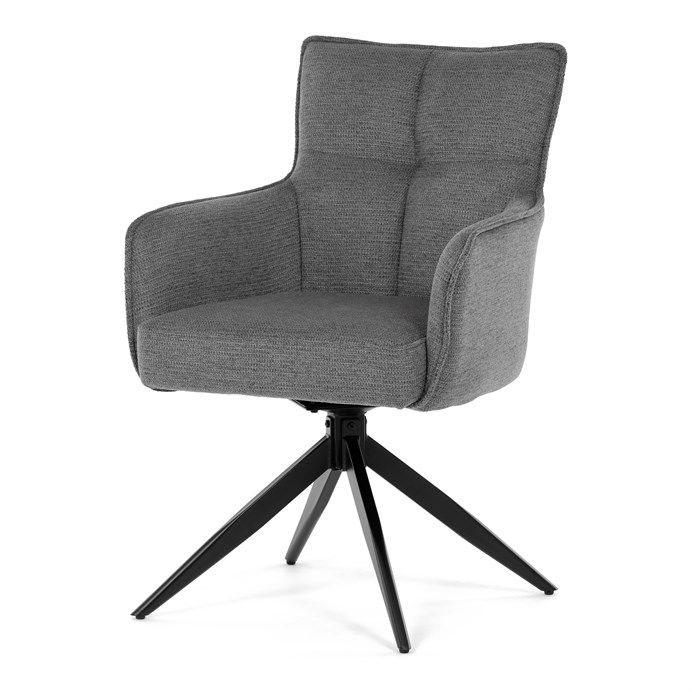 Autronic Blues DCH-P3170GREY2 Jedálenská stolička, jemne hrubá látka, sivá