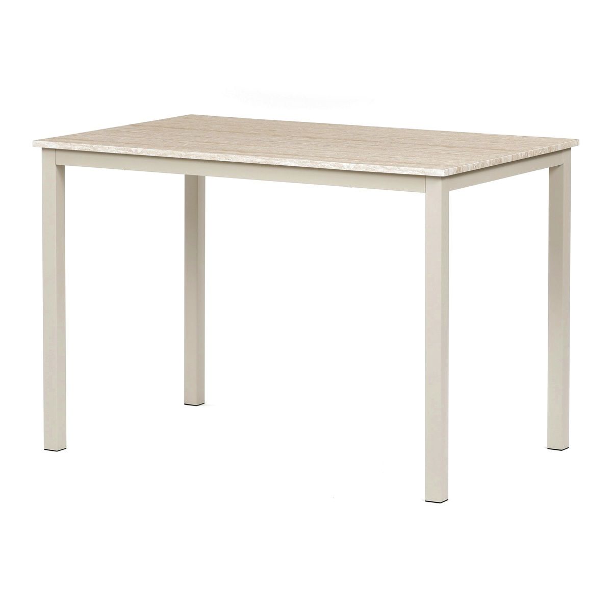 Autronic MinimalGDT-202TRV Jedálenský stôl 110 x 70 cm, strieborný lak