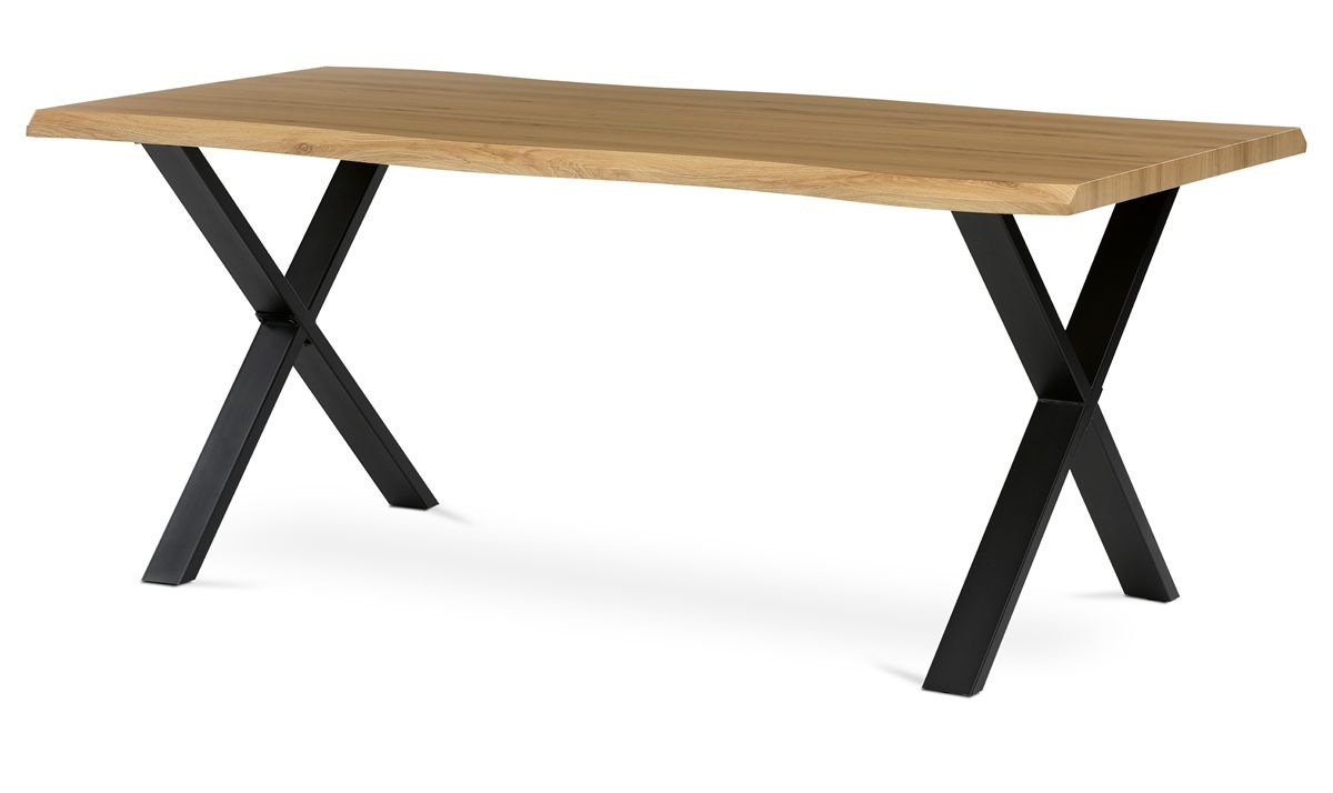 Autronic Twist HT-F4318OAK Jídelní stůl 180x90 cm, divoký dub