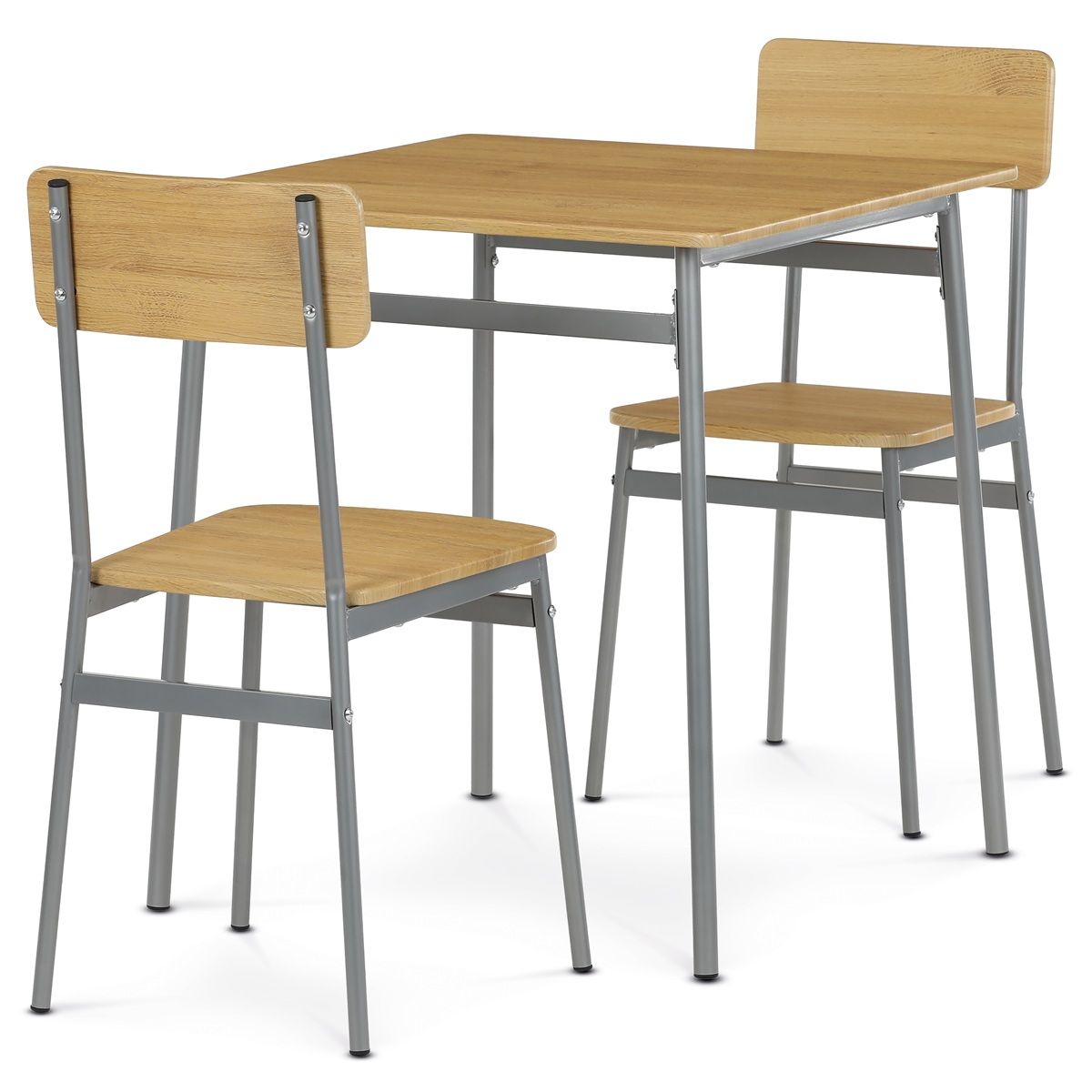 Autronic Minimal AUT-O2122OAK Jedálenský set 70x70 cm, dub