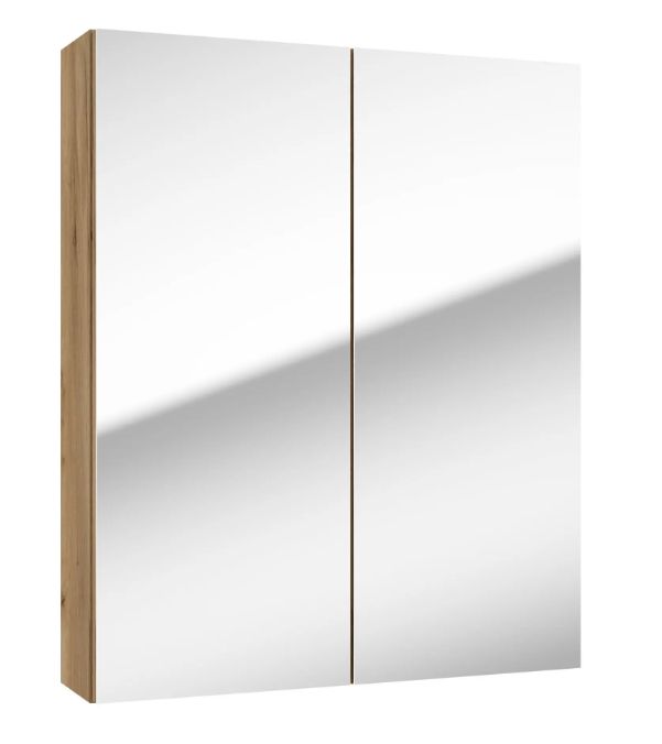 kielle Vega Zrkadlová skrinka 60x73 cm, zlatý dub 50118601