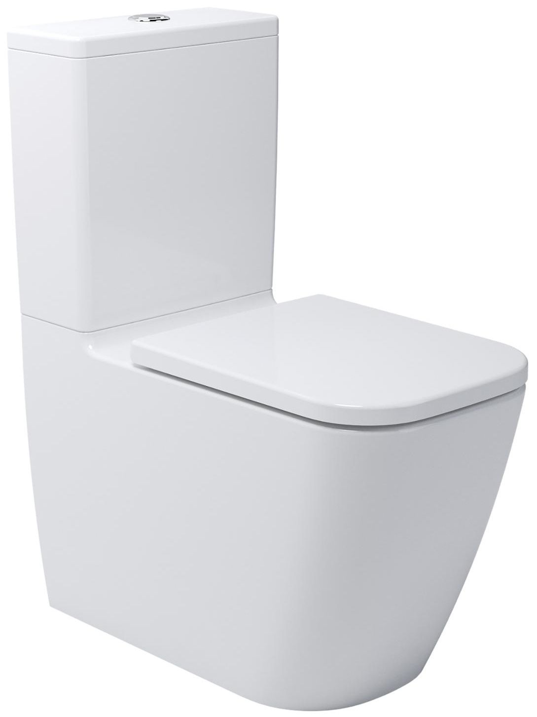 Kielle Arkas I WC kombi s nádržkou a WC doskou, Vortex, biela 30211000