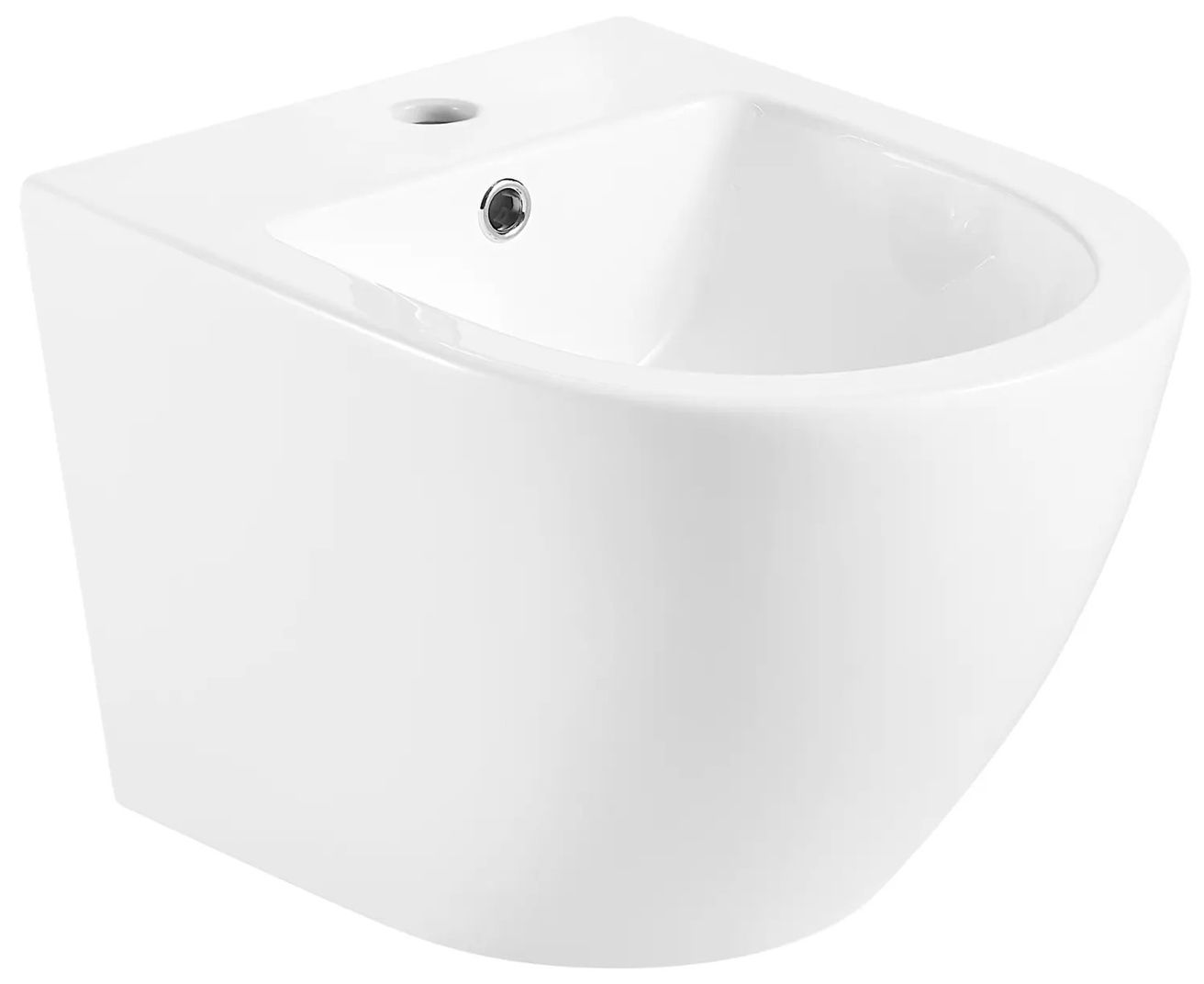 kielle Oudee Závesný bidet, s prepadom, s otvorom na batériu, biely 30302010