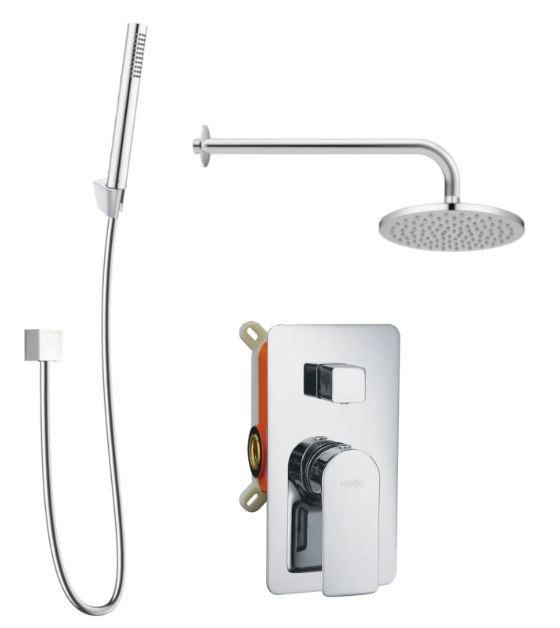 kielle Vega Sprchový set s podomietkovou batériou EcoSpare, chróm 20618SP100