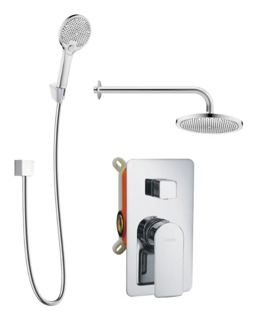 kielle Vega Sprchový set s podomietkovou batériou EcoSpare, chróm 20618SP120