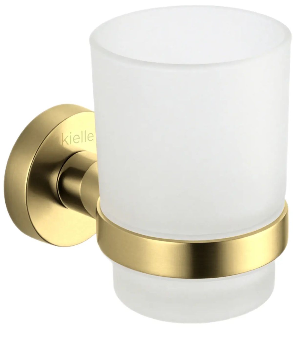 kielle Oudee Sklenka s držákem, matné sklo, brushed gold 40002026