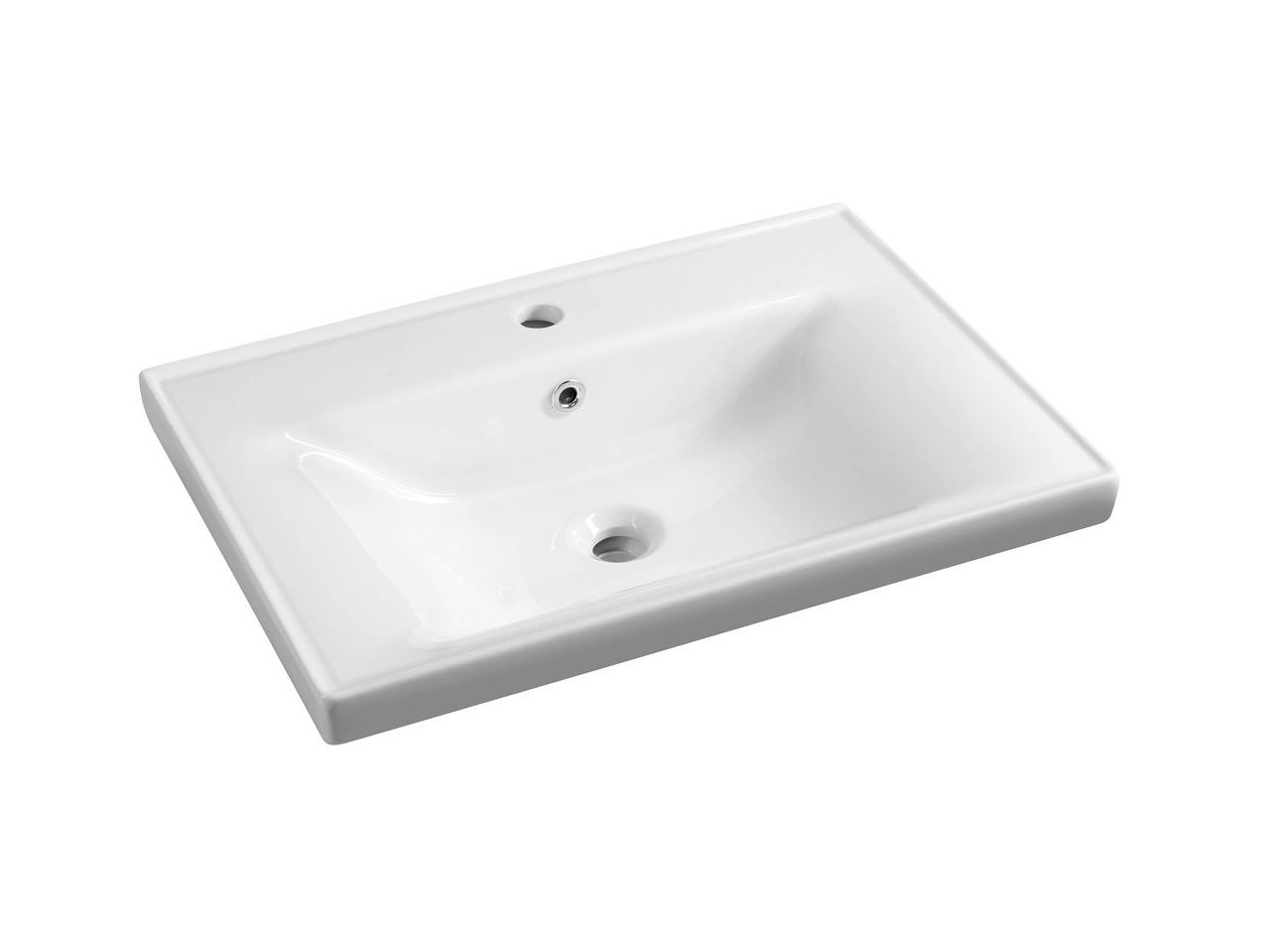 Aqualine Sava Umývadlo 55 cm biele 2055