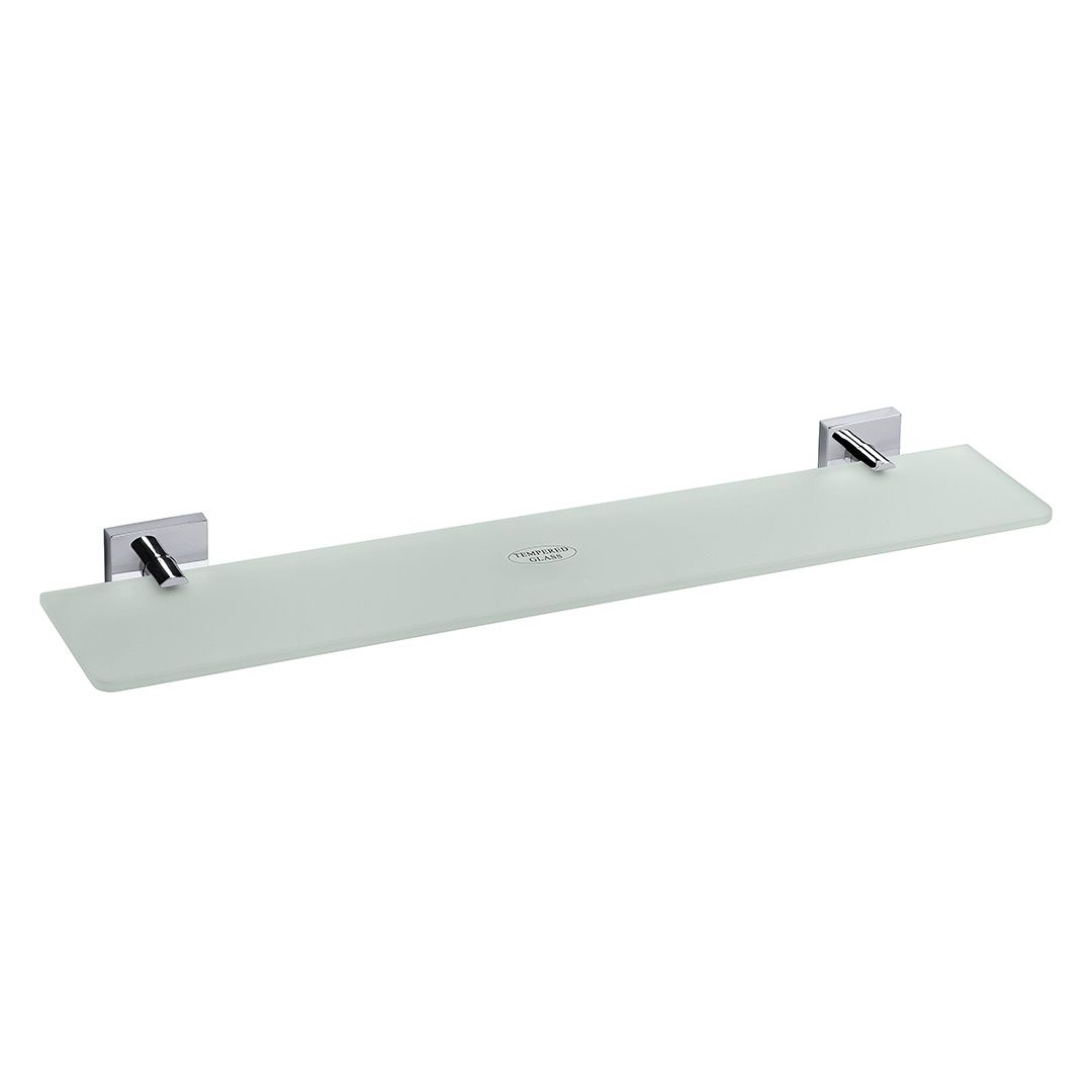 EBS Urban Square sklenená polica 60 cm, chróm