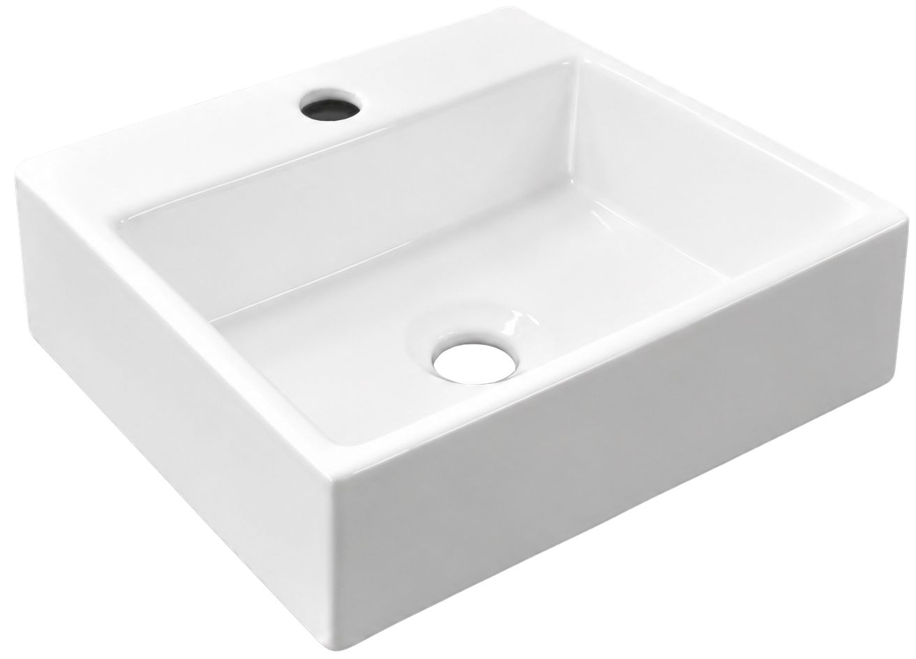 EBS City Keramické umývadlo 33 x 29 cm, biele