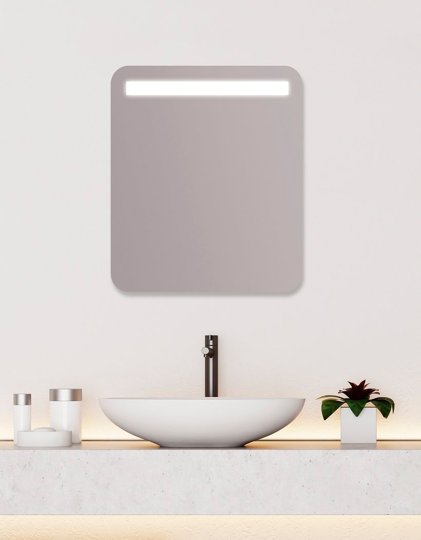 EBS Ariane Zrkadlo 60 x 70 cm s LED svetlom s vypínačom