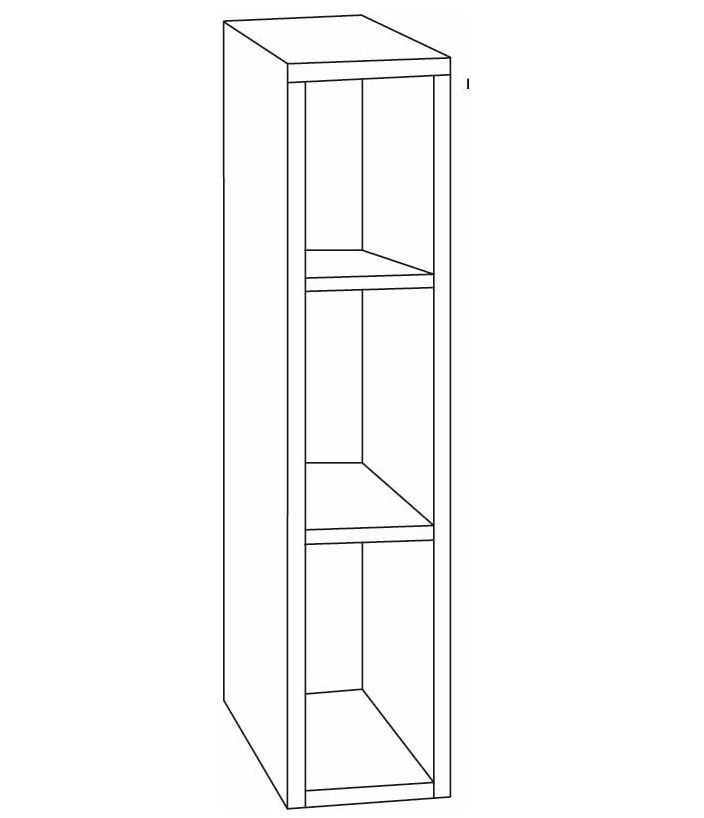 EBS KUBA Horná skrinka 20 cm, vlastná farba K2