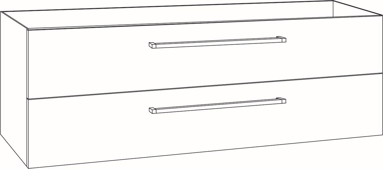 EBS Pure Umývadlová skrinka 121 cm, vlastná farba K4