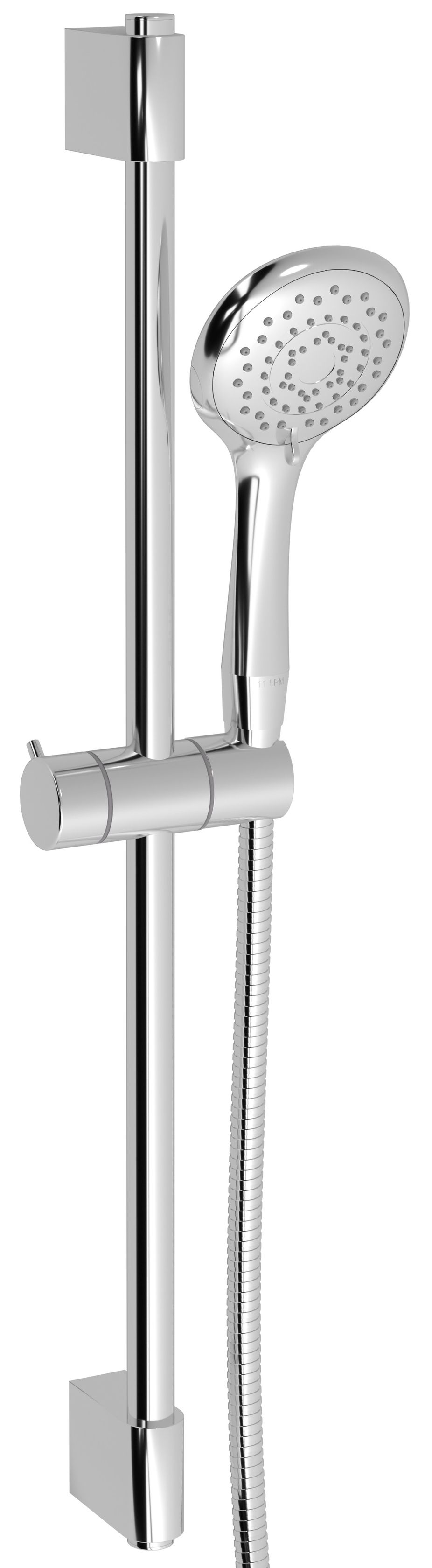 EBS Sprchový set s tyčou 70 cm, 5jet Eco 11,5 cm, chróm