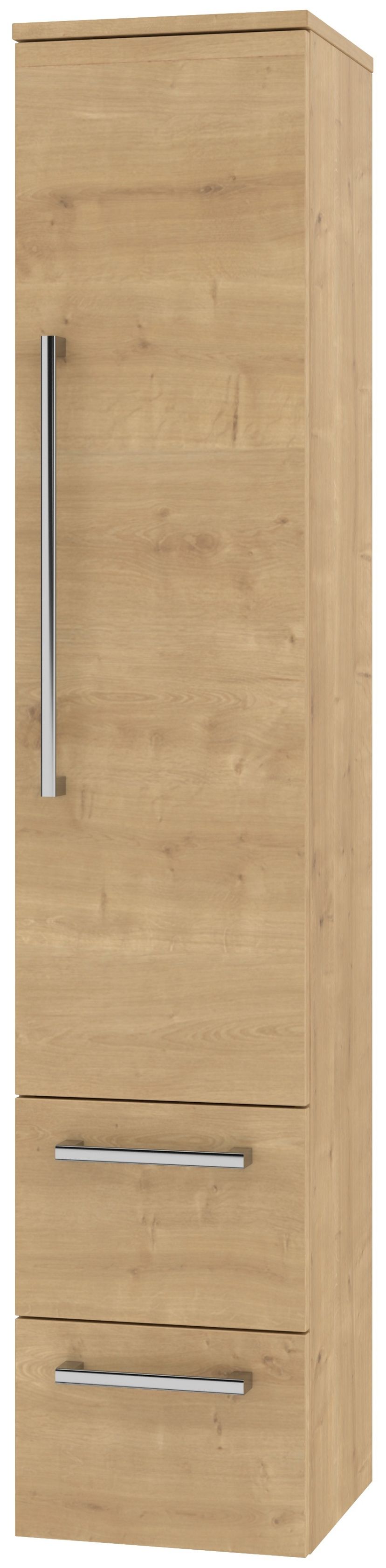 EBS Pure Vysoká skrinka 163x33 cm, dub Arlington, pravá
