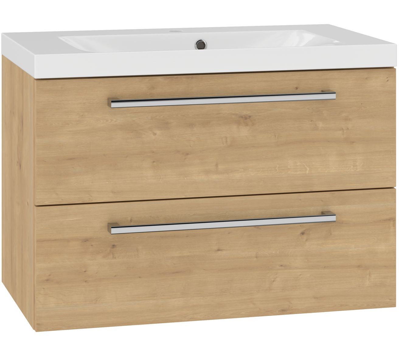 EBS Pure Skrinka s umývadlom 81 cm, dub Arlington