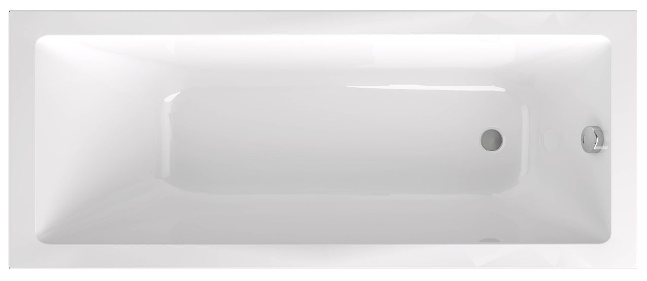 EBS Vame Vaňa 160x70 cm, biela VAME16070