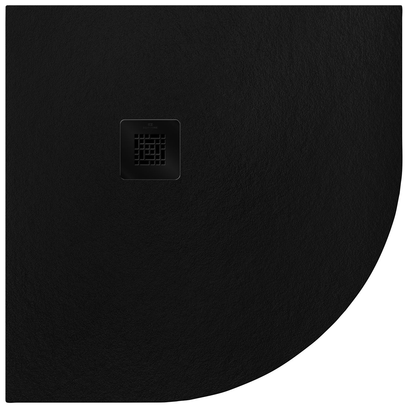 EBS Cure Vanička štvrťkruhová 90x90cm negro