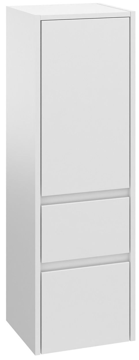 EBS Duomo Vysoká skrinka 40 cm, biela, pravá DUOMOV40BP