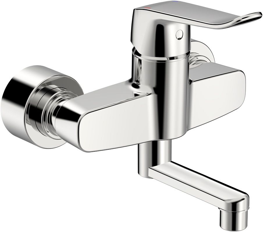 Hansa Clinica Nástenná umývadlová batéria 17,7 cm, chróm 01526283