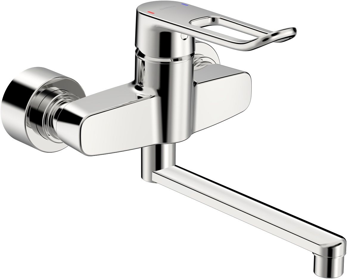 Hansa Clinica Nástenná umývadlová batéria 27,7 cm, chróm 01536286