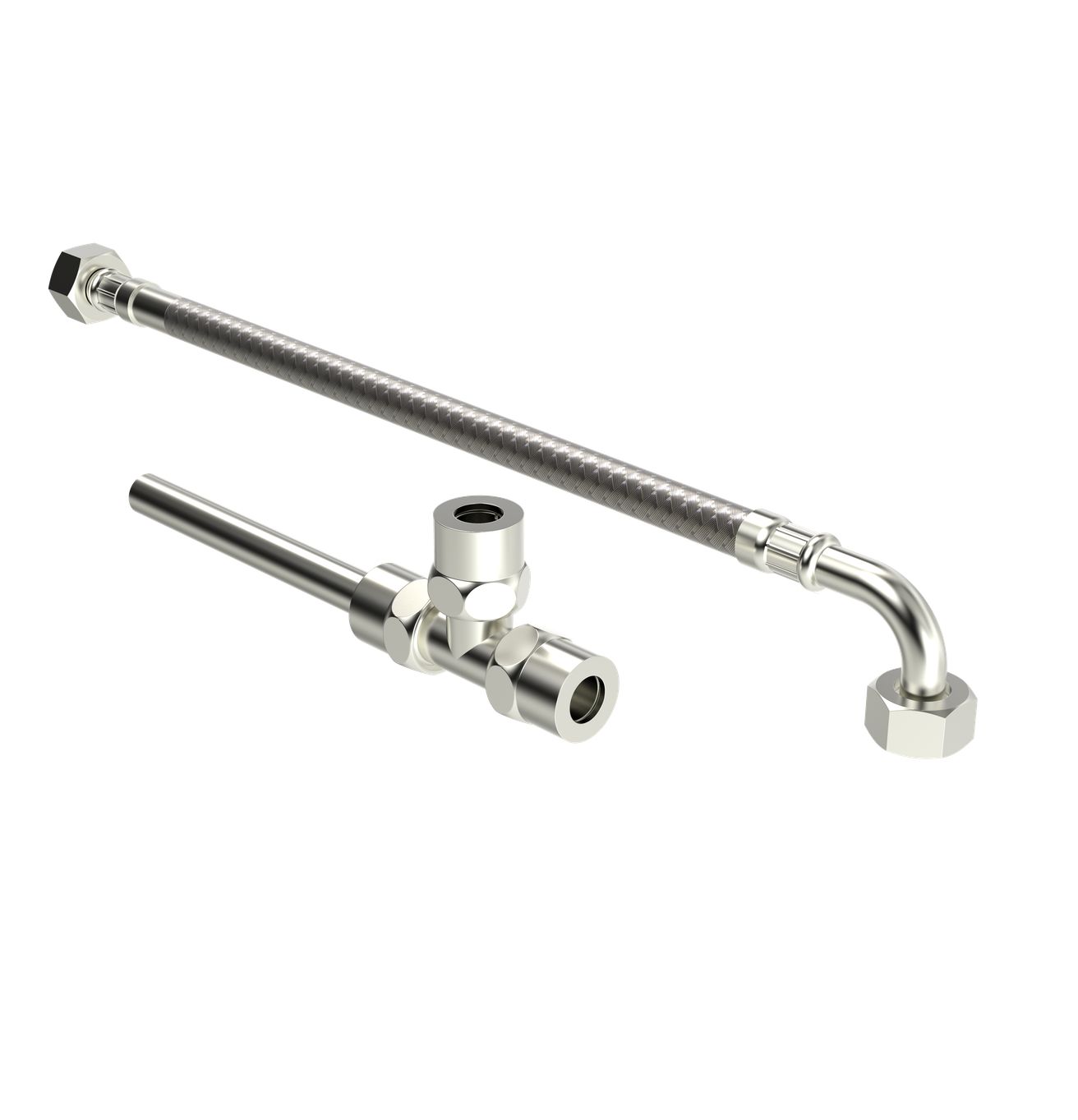 Hansa Minimat spojovacie hadice G3/8, chróm 66390200