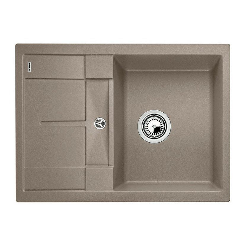 Blanco Metra 45 S Compact Granitový drez s odkapávačom, obojstranný, 68x50cm, tartufo 519569