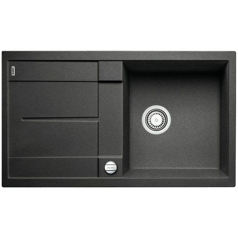 Blanco Metra 5 S F Granitový drez s odkapávačom, obojstranný, 85x49cm, antracit 519097