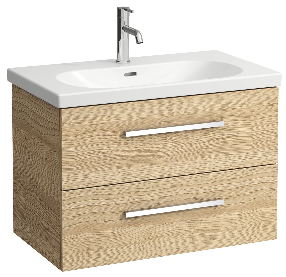 Laufen Avin Skrinka s umývadlom 80 cm, jasan AVIN80J