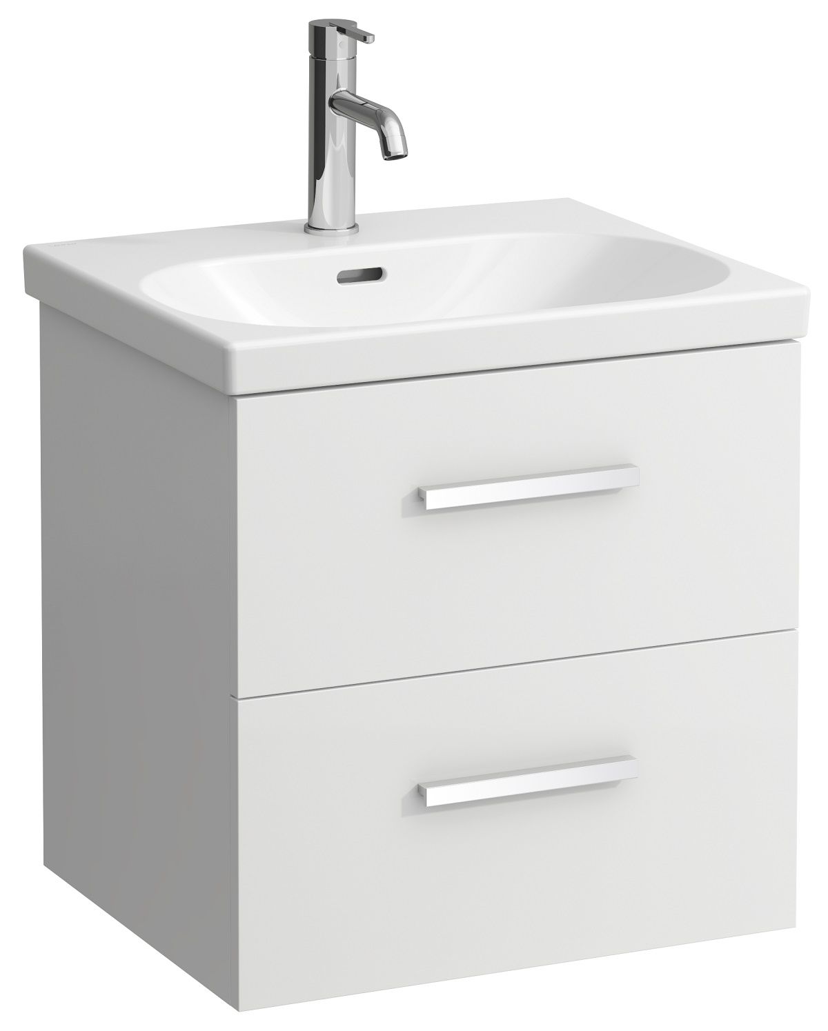 Laufen Avin Skrinka s umývadlom 51 cm, biely lesk AVIN55BL