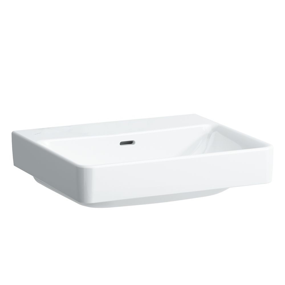 Laufen Pro S Umývadlo s výrezom 55 x 46,5 cm bez otvoru, LCC biela H8169624001091