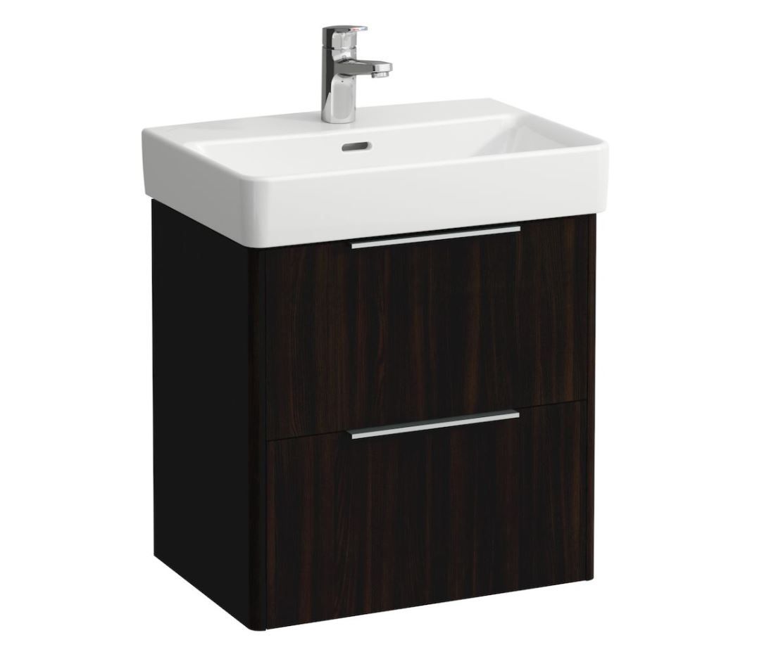 Laufen Spodná skrinka pod umývadlo 52 cm, tmavohnedá jilm H4021521102631