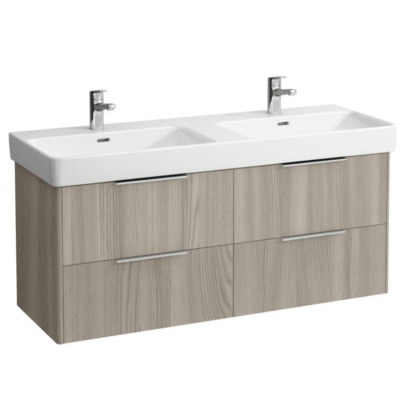 Laufen Spodná skrinka pod umývadlo 126 cm, svetlý jilm H4025141102621