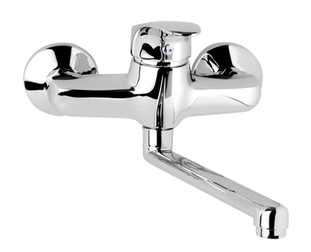 Mereo Sonáta Drezová nástenná batéria 150 mm, chróm CB30206N