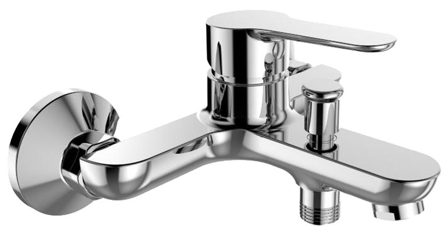 Mereo Zuna Vaňová nástenná batéria s prepínačom, rozteč 15 cm, chróm CB90103Z