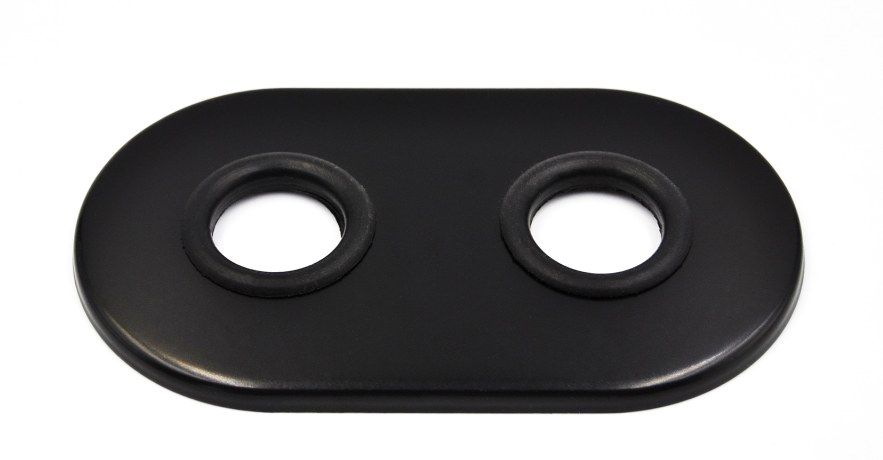 PMH R823B Zásuvka pre 50 mm prípojku, čierna matná