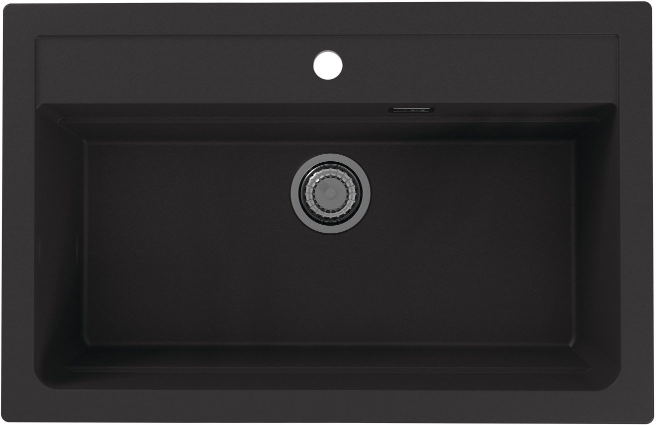 Alveus ATROX40/G91 Granitový drez bez odkvapkávača, 79x50cm, carbon