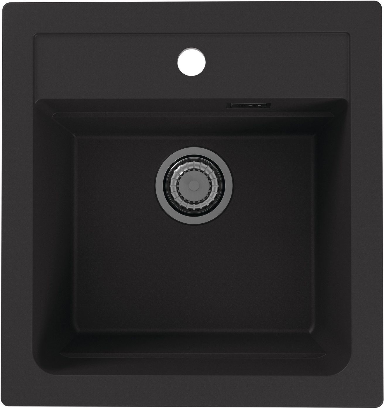 Alveus ATROX20/91 Granitový drez bez odkvapkávača, 47x50 cm, carbon