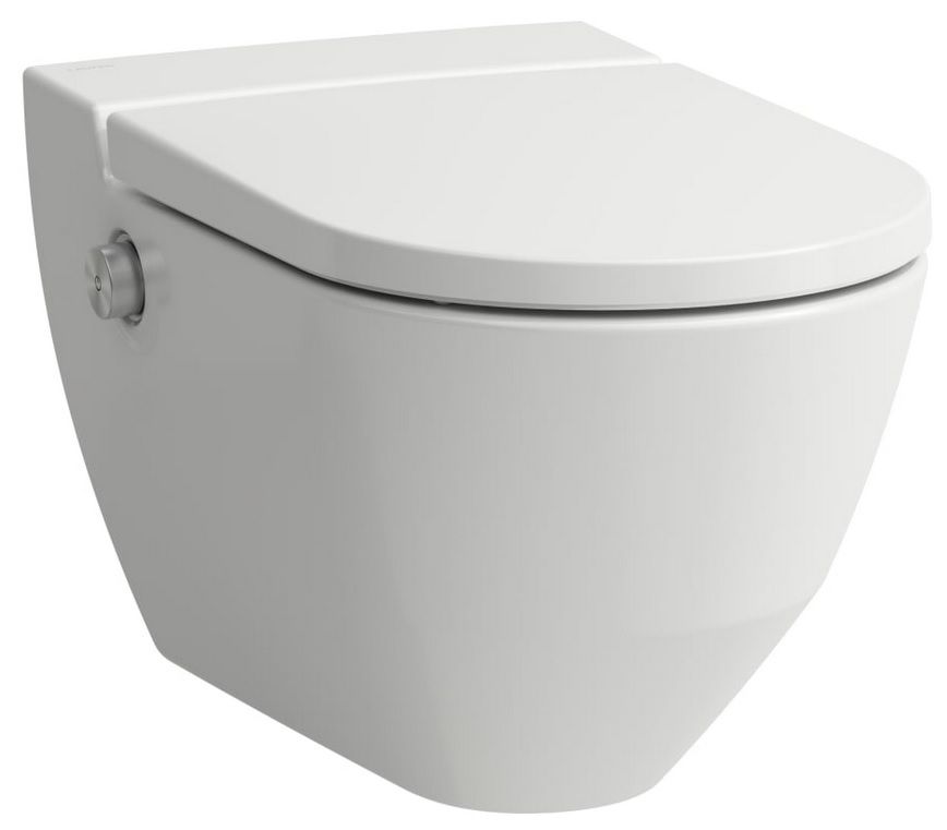 Laufen Cleanet Navia WC so závesným bidetom, bez okrajov H8206014000001