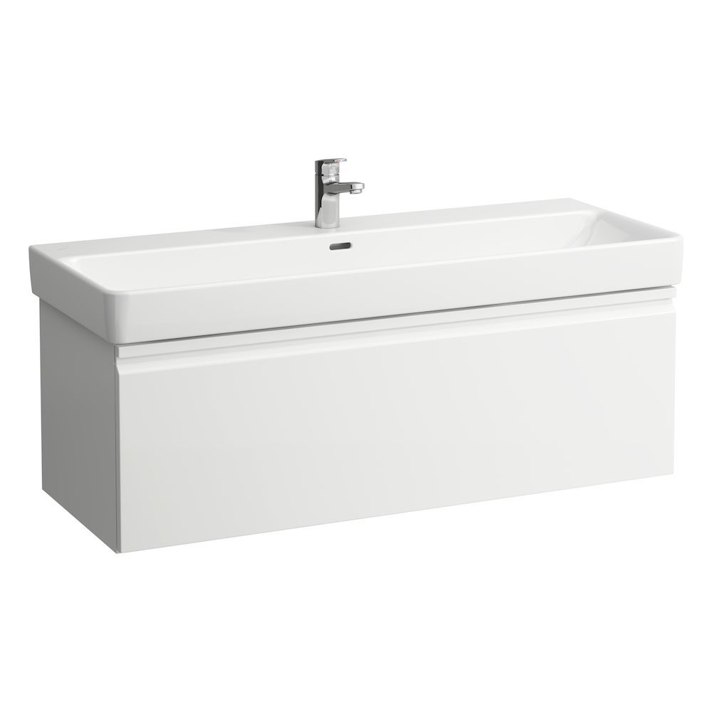 Laufen Pro S Skrinka pod umývadlo 116 x 45 cm + vnútorná zásuvka, biely lesk H4835620964751